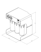 Robust Coffee Μονάδα Αντίστροφης Όσμωσης της Ecosoft