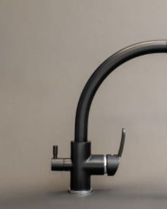 Τρίοδη Βρύση Ιταλίας Μαύρη 3024-NEOP