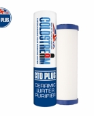 Φίλτρο νερού άνω πάγκου Coldstream Standard Shiny Inox με κεραμικό φίλτρο Coldstream Plus