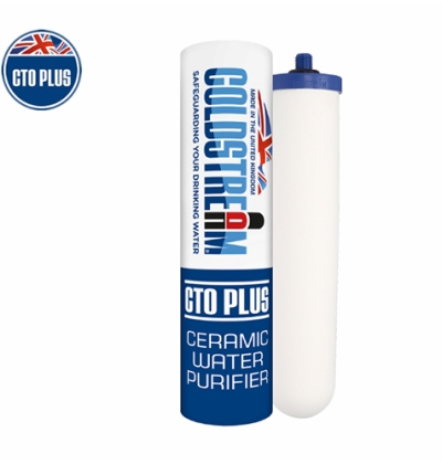 Φίλτρο νερού άνω πάγκου Coldstream Slim Shiny Inox με κεραμικό φίλτρο Coldstream Plus 