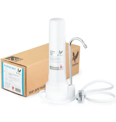 Doulton D-CP 101 Biotech Ultra Λευκή Μονή Συσκευή Φίλτρου Νερού Άνω Πάγκου με Βρυσάκι