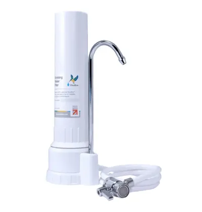 Doulton D-CP 101 Biotech Ultra Λευκή Μονή Συσκευή Φίλτρου Νερού Άνω Πάγκου με Βρυσάκι