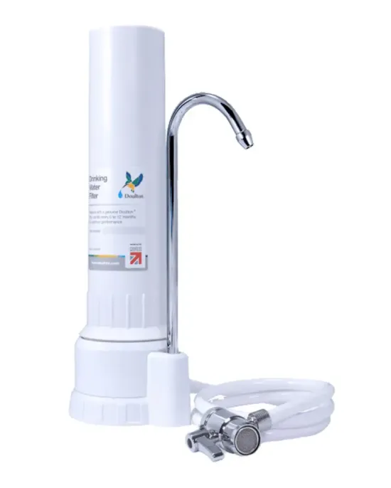 Doulton D-CP 101 Biotech Ultra Λευκή Μονή Συσκευή Φίλτρου Νερού Άνω Πάγκου με Βρυσάκι