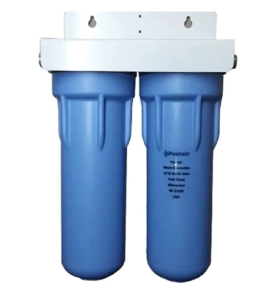 PENTAIR 3GSL DUO Πλαστική Διπλή Συσκευή Φίλτρου Νερού Κάτω Πάγκου 1/2″