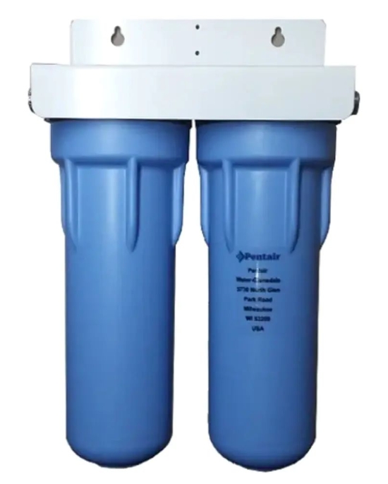 PENTAIR 3GSL DUO Πλαστική Διπλή Συσκευή Φίλτρου Νερού Κάτω Πάγκου 1/2″