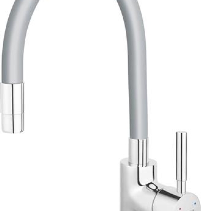 Ferro Silver–Μπαταρία κουζίνας με εύκαμπτο στόμιο