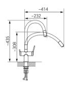 Ferro Zumba Filtrata Μπαταρία Κουζίνας Φίλτρο