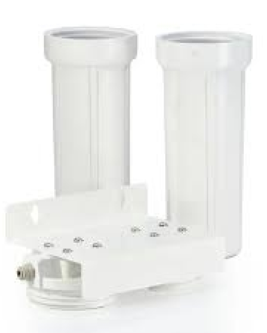 Συσκευή Φίλτρου Νερού Κάτω Πάγκου 2GSL DUO Διπλό Λευκό 1/2" Pentek 10"