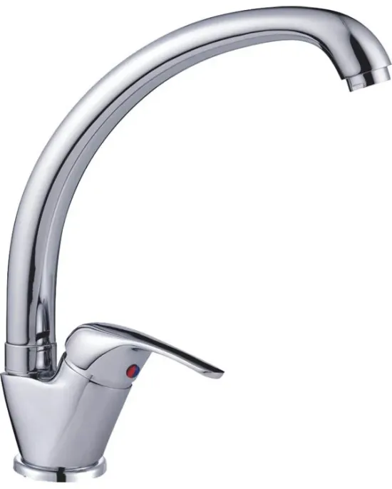 Ideamix BS0003EZ Ψηλή Μπαταρία Κουζίνας Πάγκου Ασημί