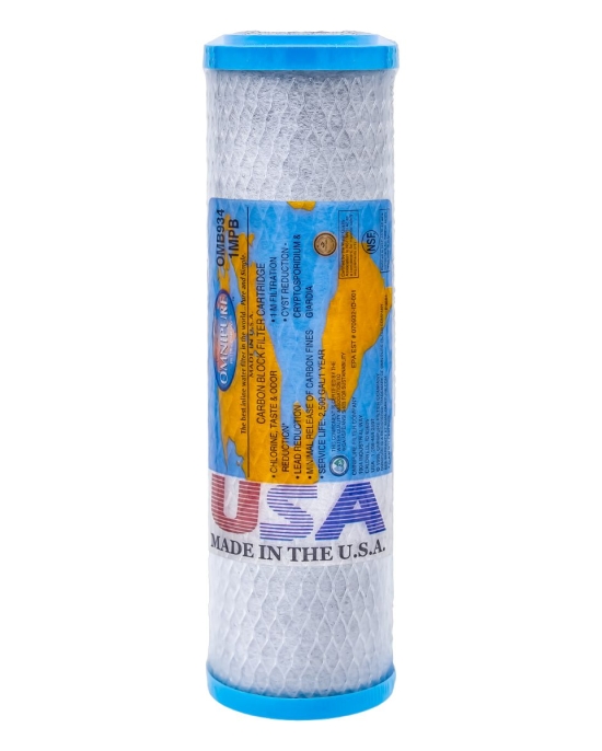 Φίλτρο ενεργού άνθρακα OMB934 1 micron lead Omnipure