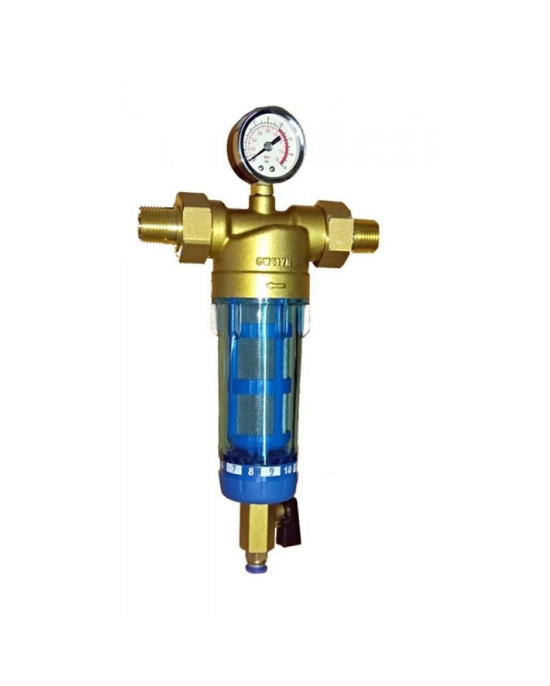 Filter PFWS-BR12 Συσκευή Φίλτρου Νερού Κεντρικής Παροχής Μονή ½” EW-022-0118