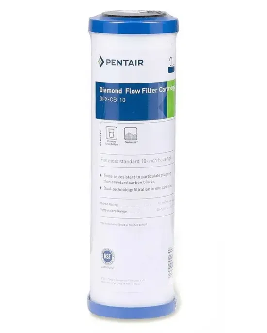 Pentair Pentek DFX-CB-10 10µm Carbon Filter